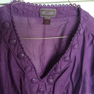 Trulli top, deep purple light airy detail M